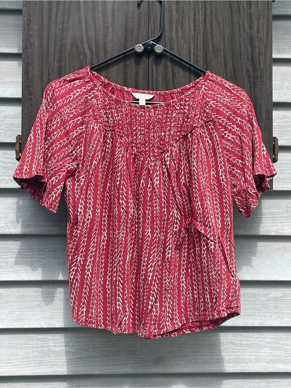 Lucky Brand SS Red/White SM